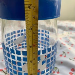 80’s Carlton Glass Goose Jar